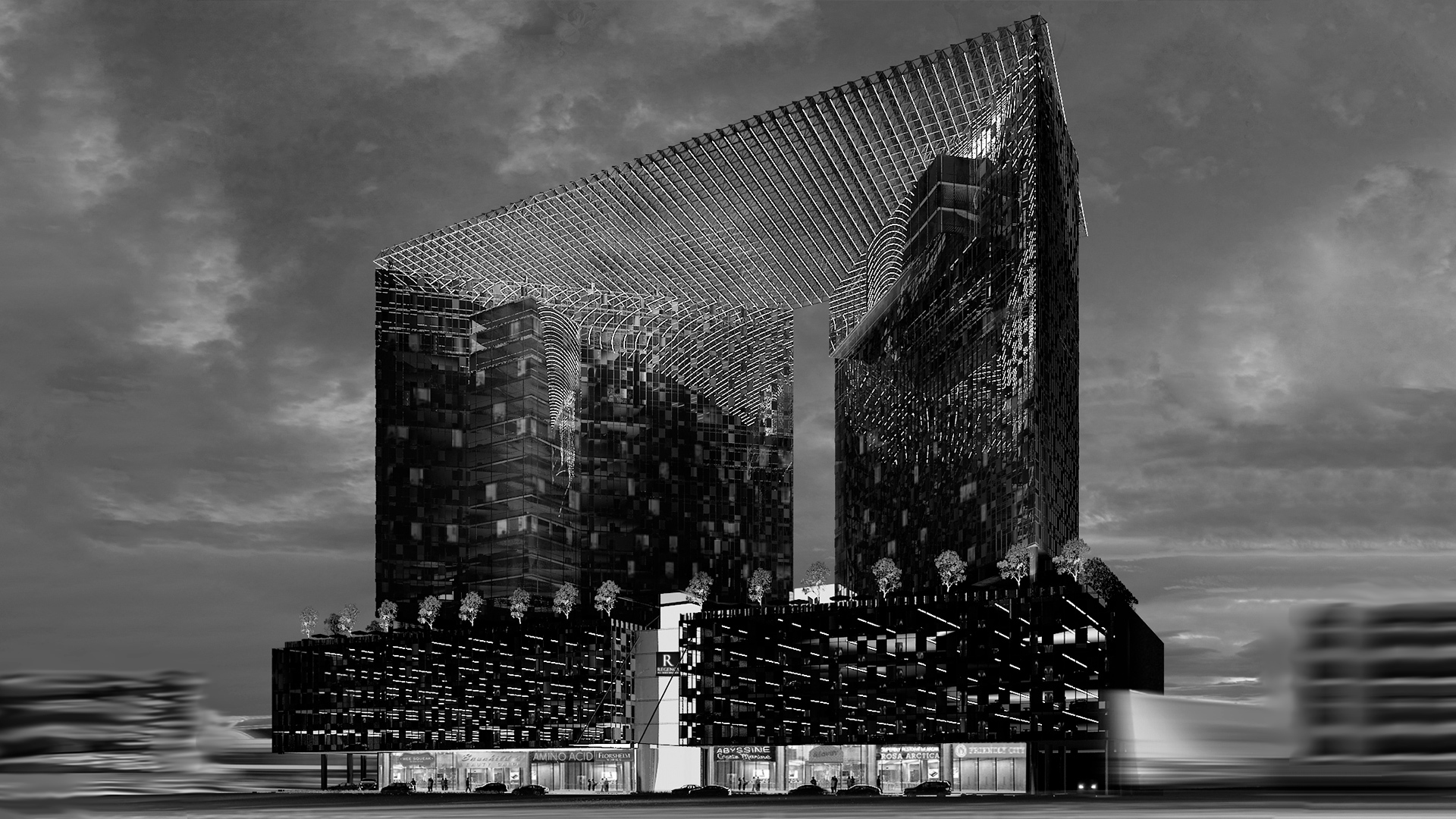 Edificios de Oficinas El Dorado Panamá. Concurso.